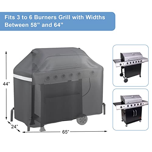 Grisun Grill Cover 65 Inch, Gas Grill Cover for er Genesis, Nexgrill