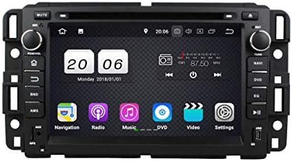 7 Inch Touchscreen Android 8.1 OS Car Radio for GMC Yukon/Tahoe/Acadia/Sierra(2007-2012), DVD Player Bluetooth DAB+ Radio Head Unit