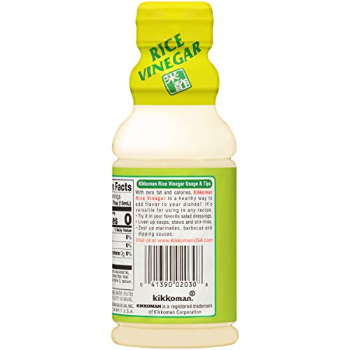 KIKKOMAN RICE VINEGAR, 10 FLUID OUNCE