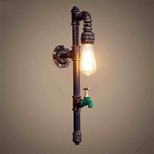 SED Wall Lamp Decorative Lights Bedroom Aisle American Country Retro Style Industrial Pipe Wall Creative Personality Desk Aisle Cafe Bar Wall Household Light