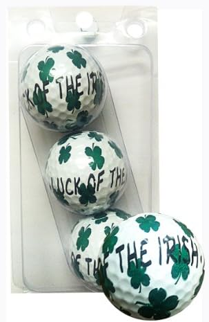 GBM Golf Miscellaneous Novelty 3 Ball Sleeve, Luck of the Irish