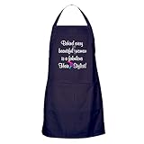 CafePress - INSPIRING HAIR STYLIST Apron (Dark) - 100% Cotton Kitchen Apron with Pockets, Perfect Grilling Apron or Baking Apron
