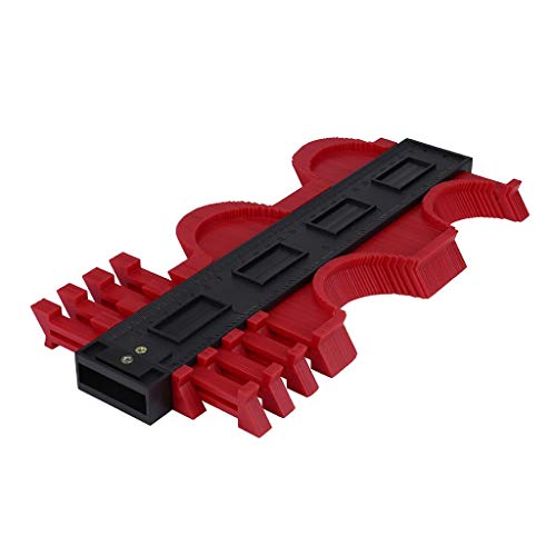 Fan-Ling 2 Pieces Contour Gauge Duplications 5 and 10 Inch Profile Copy Tool Shape Measuring for Corners and Contoured，Shape Duplicator Precisely Copy Irregular Shapes - Thumbnail 5