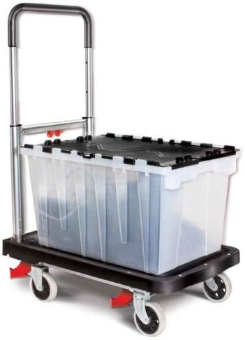 Magna Cart Flatform 300 lb Capacity Four Wheel Folding Platform Truck (2-Pack)