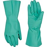 Chemical Resistant Nitrile Gloves,&nbsp; Solvent and Pesticide Resistant, Reusable, Large (Wells Lamont 178L)