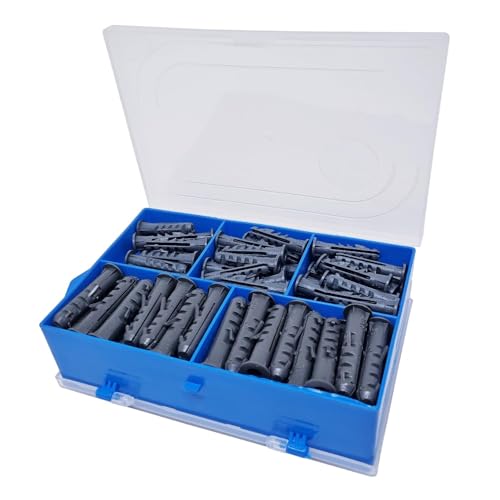 Genérico Kit de 320 Parafusos para Madeira Chipboard Philips com 80 Buchas + Estojo