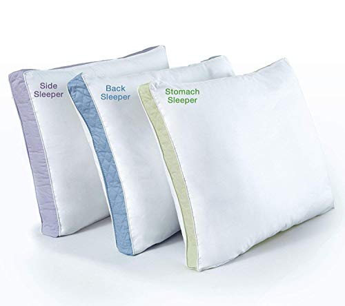 Perfect Fit | Gusseted Quilted Pillow Hypoallergenic, 233 Thread-Count, Extra Firm Density, Set of, 2 (Side Sleeper)
