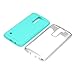 LG K7 Case, GOTD Fingerprint Design Premium Defender Dual Layer Protector Soft Rubber Hard Bumper Hybrid Phone Cover Case for LG K7 (Mint Green)