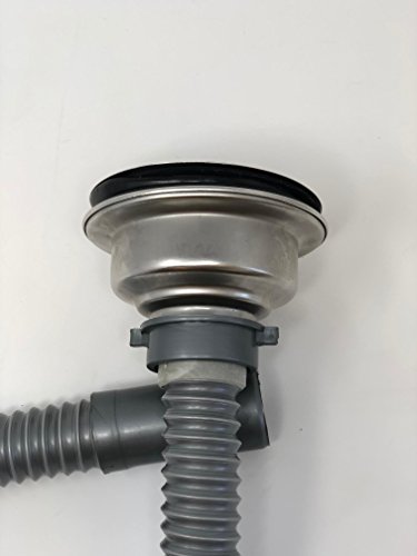 OMWAH Salon Shampoo Bowl Complete Shampoo Bowl Drainage Assembly and Flex Pipe Drain Hose