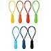 Maosifang Nylon Zipper Pull Cord Zipper Extension Zipper Tag Replacement Zipper Fixer,7 Colors(70 Pieces)