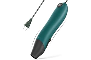 LDK Mini Heat Gun 350W, Dual Temperature Switch Hot Air Gun for Epoxy Resin, Crafts, Shrink Wrap, DIY Glitter Tumblers - STHG35