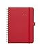 Clearance Sale! - Action Day Planner 2018 - World's Best Goals & Action Layout That Gets Things Done & Increase Productivity - Daily, Weekly, Monthly, Yearly Organizer (6x8,Wire-Bound,Red)