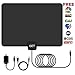 Get TV Antenna, Indoor Amplified HDTV Antenna with 50 Mile Range Detachable Amplifier Signal Booster and 13.2FT High Performance Coax Cable for Better Reception