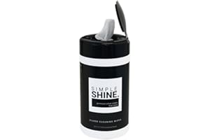 SIMPLE SHINE. Silver Cleaning Wipes, 100% Cotton Wet Polishing | Silver Jewelry Cleaner Sterling Silver Tarnish Remover for Jewelry and Silverware Silver Cleaner Wipes (30 Count)