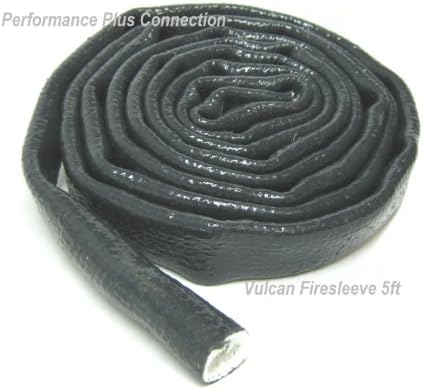 Vulcan Fire Sleeve, Fire Braid Flame Shield 1/2 X 5ft 8AN Black
