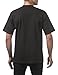 Pro Club Men's Heavyweight Cotton Short Sleeve Crew Neck T-Shirt, 5XL - Tall, Black