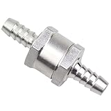 8mm 5/16" Fuel Non Return One Way Check Valve Petrol Diesel Aluminium Alloy
