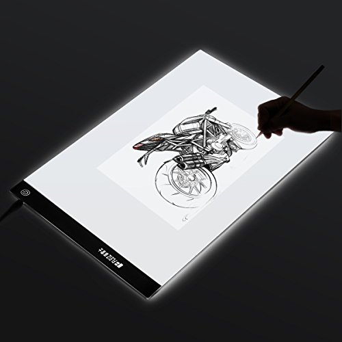 A3 Tracing Light Box, Stepless Brightness Control with Memory Function, Elfeland Portable Ultra-thin Light Panel LED Light Pad Copy Board, USB Power Cable, for Drawing, Sketching, Animation - Thumbnail 7