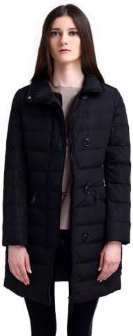 RUI-LI Outwear Women's New Fashion Original Down Coat Padded Warm Jacket Black 3XL