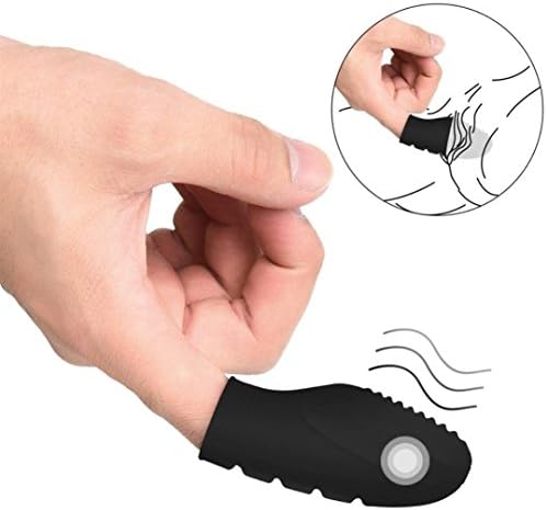 Waterproof Finger Sleeve Vibrating Wonderful Waterproof Fingering Body Massage for Lover