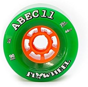 ABEC 11 90mm 75a Replacement Wheels - Flywheel - Fits All Standard Skateboards (ABEC11 Set of 4 Flywheels)