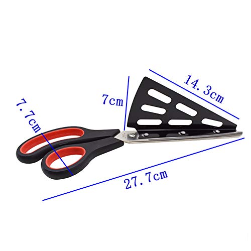 Multifunctional Stainless Steel Heavy Duty Kitchen Scissors Pizza Easy Cutter with Spatula Tip –Baking Accessories