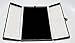 Earring Ring Necklace Combo Black & White Jewelry Box
