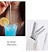 FresKaro Eco-Friendly Drinking Straws-Reusable Stainless Steel Straws, Set of 4pcs, Dishwasher safe, for 20 30 OZ Tumbler or Mason Jar (6mm, 10.5inch-2pcs, 8.5 inch-2pcs)
