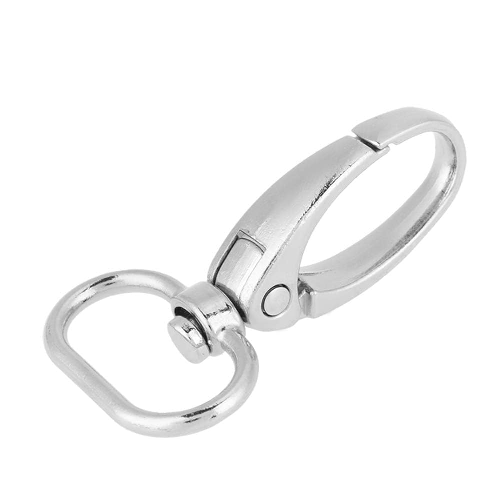 20PCS Lobster Claw Clasps Keychain, Swivel Trigger Clips 360° Swivel Trigger Snap Hooks Swivel Snaps Hooks Metal Lobster Clasp for Purses Keychain (20mm)