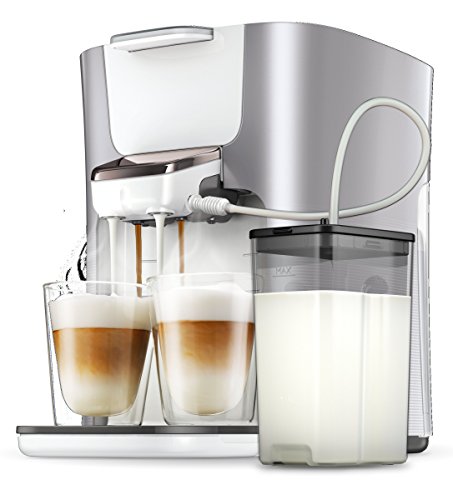 Philips Senseo HD6574/20 Latte Duo Kaffeepadmaschine (2 Kaffee, frische Milch) silber – Bild 4