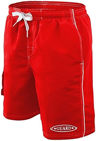 Rise Guard Male Flex Short (Red, x-Large)