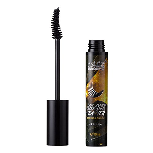 SunniMix Makeup Waterproof Mascara Black Eyelash Thick Lash Extension Curved Brush - 10g - Thumbnail 4