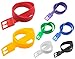 BONAMART ® Men Women Unisex Rubber Plastic Belt w Plastic Buckle 119CM Candy Color