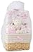 Big Oshi Baby Essentials 10 Piece Layette Basket Gift Set, Pink, 0-6 Months