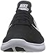 Nike Men's Free Rn Flyknit Running Shoe, Black/White, 11 D(M) US