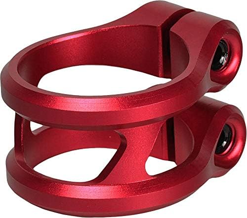 Ethic Slyphe Stunt Scooter Double Clamp, 4130 Cr Heat-Treated Steel, Red