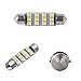 LEDKINGDOMUS Festoon Led Bulb 41mm 42mm 12SMD 211 212-2 Car Map Door Dome Interior Light, White Color Pack of 10 pcs