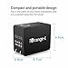 Type C Charger, iOrange-E USB C Wall Charger 5V/3A 15W Travel Charger Adapter with Blue LED Indicator Foldable Plug for Nexus 5X 6P, LG G5, OnePlus 2, Lumia 950XL, HTC 10, Nokia N1 - Black