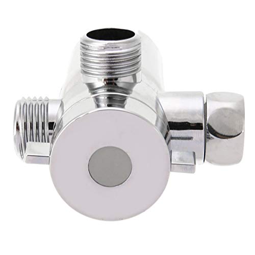 Mayitr 3 Way Shower Head Diverter Valve ABS Bathroom Sprayer Arm Wall Mount Fix Bracket for Bathroom Accessories - Thumbnail 3