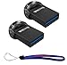 SanDisk 32GB Ultra Fit USB 3.1 Low-Profile Flash Drive (2 Pack Bundle) SDCZ430-032G-G46 Pen Drive with (1) Everything But Stromboli (TM) Lanyard