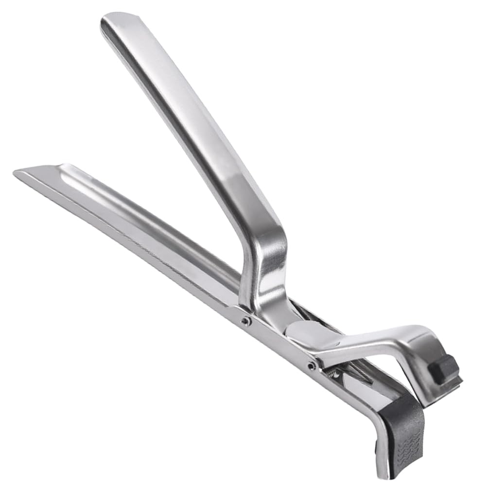 Kichvoe Anti-Scald Bowl Clip Hot Dish Gripper Kitchen Clip Plate Lifter Reusable Non-Slip Household Cooking Tool Heat Resistant