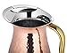 Chef's Star 50.7 oz (1500 ml) Handmade Hammered Copper Drink Pitcher Jug