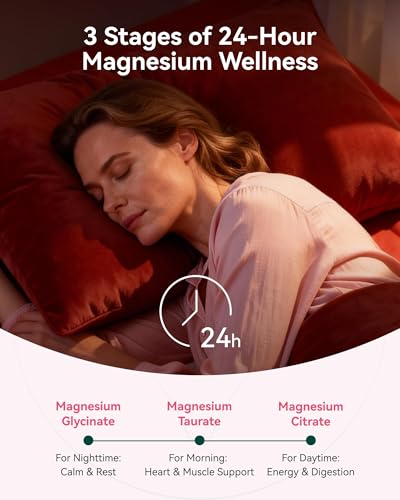 Magnesium Glycinate Gummies, Melatonin-Free & Sugar-Free Magnesium Supplement for Adults & Kids 4+, Supports Restful Sleep, Muscle Recovery & Calm Mood, 60 Count
