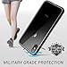 YOUMAKER Premium Crystal Clear Hybrid Case for iPhone Xs & iPhone X, Slim Fit Lightweight Bumper Scratch Resistant Shockproof Cover for New Apple iPhone Xs & iPhone X 5.8 inch - Black