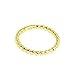 Solid 10k Yellow Gold Beaded Band Baby Ring