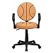 Flash Furniture Brandon Basketball Swivel Task Office Chair with Arms