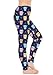 CowCow Womens Navy Tone Colorful Owls Pattern Leggings, Navy - L
