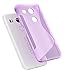 Cimo Slim Flexible TPU Cimo Shock Absorbing Case for LG Google Nexus 5X - Wave Purple