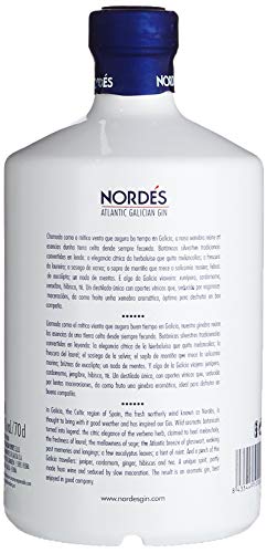 NORDES Gin - Fruchtig-aromatischer Gin aus Galizien in Spanien (1 x 0,7l) – Bild 3
