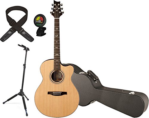 PRS A20ENA Angelus A20 Natural Acoustic Electric Guitar w/ Hard Case, Locking Stand, Tuner, and Lock-it Strap
